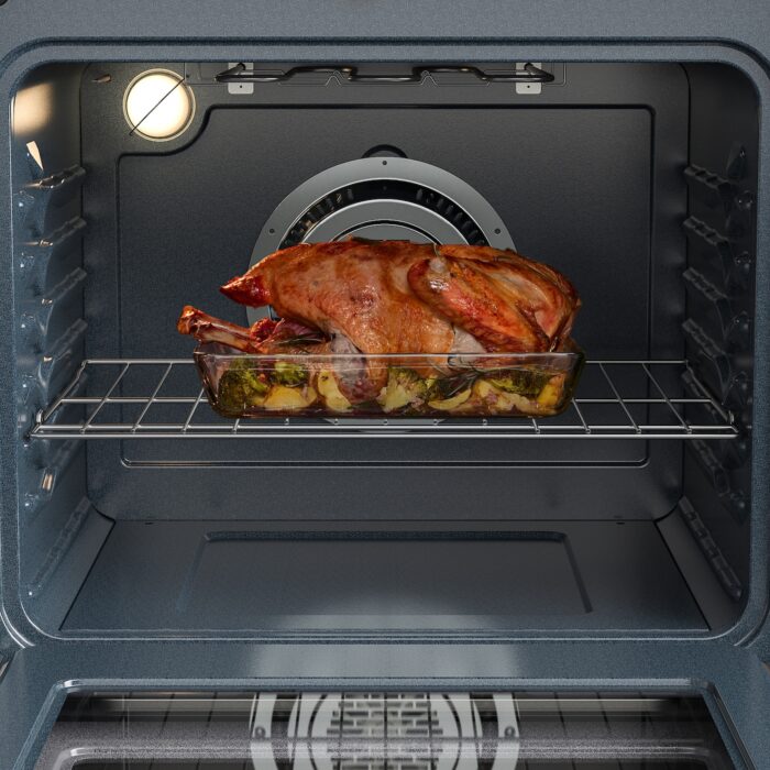 TVÄRSÄKER Horno+estufa de inducción - acero inoxidable