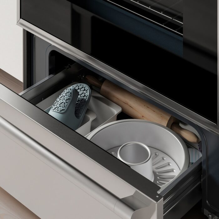 TVÄRSÄKER Horno+estufa de inducción - acero inoxidable