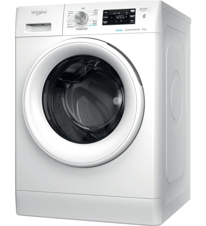 Whirlpool FFB 9469 WV SPT lavadora de carga frontal 9kg 1400rpm clase a libre instalacion